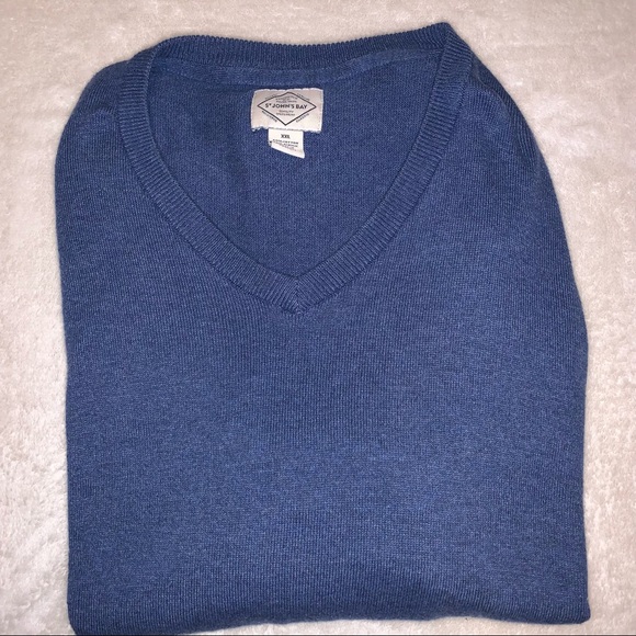 Men’s V Neck Dress Sweater Top - Picture 4 of 4